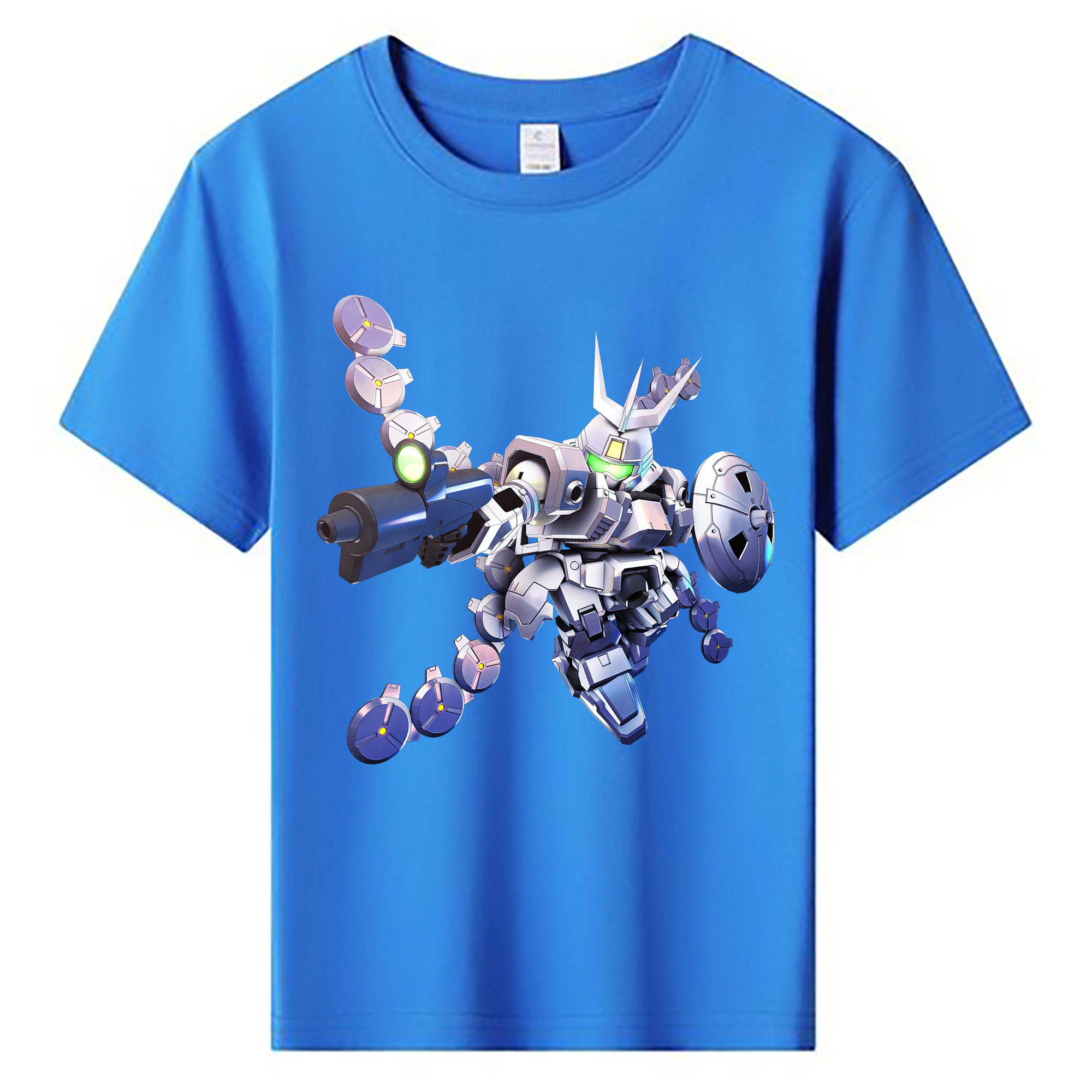 （画像用） 機動戦士ガンダム Mobile Suit Gundam 綿100％キッズTシャツ（フロントプリント）